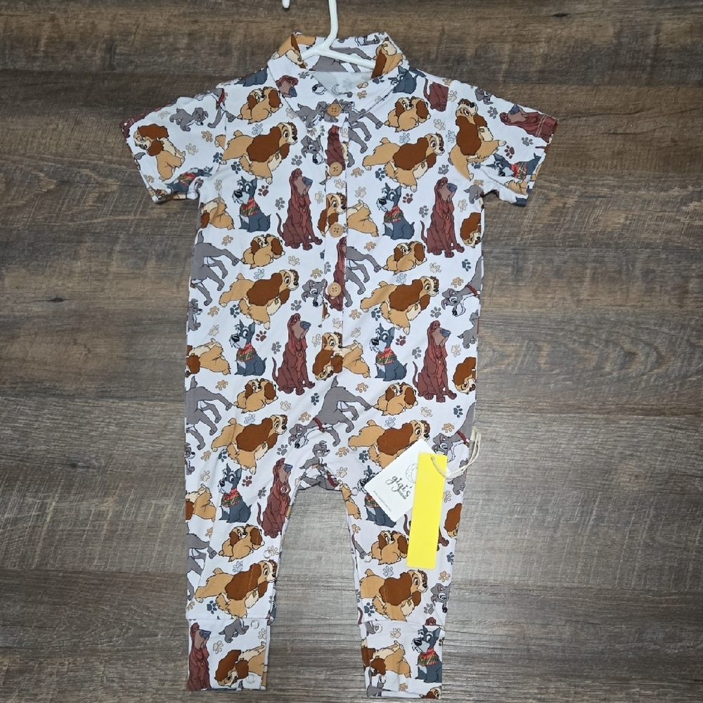 2t Bamboo. Lady And The Tramp Print One Piece